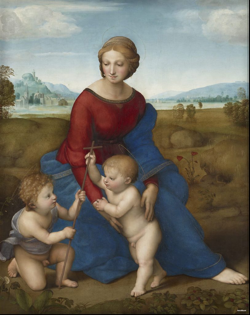 Tác phẩm Madonna in the Meadow của họa sĩ Raphael